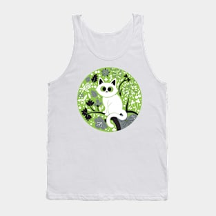 Agender Pride Cat Tank Top